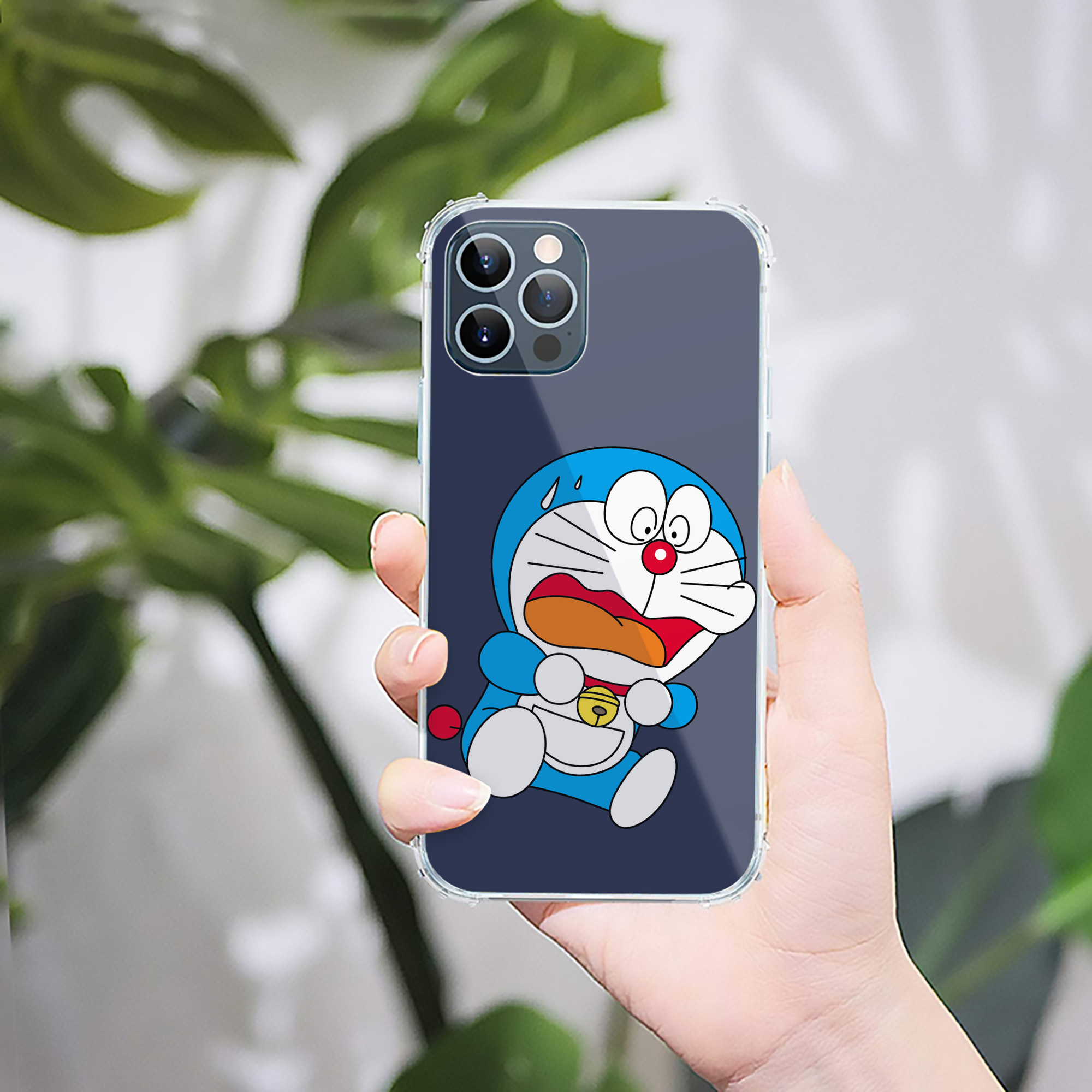 （画像用） ドラえもん Doraemon 【iPhone 12シリーズ対応】透明スマホケース（クリアソフトケース）